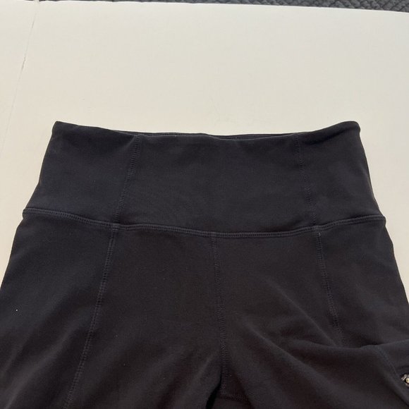 2017 Dark Gray Athleta Leggings Side Zipper Pockets Yoga Workout Women Size XS - Picture 4 of 15